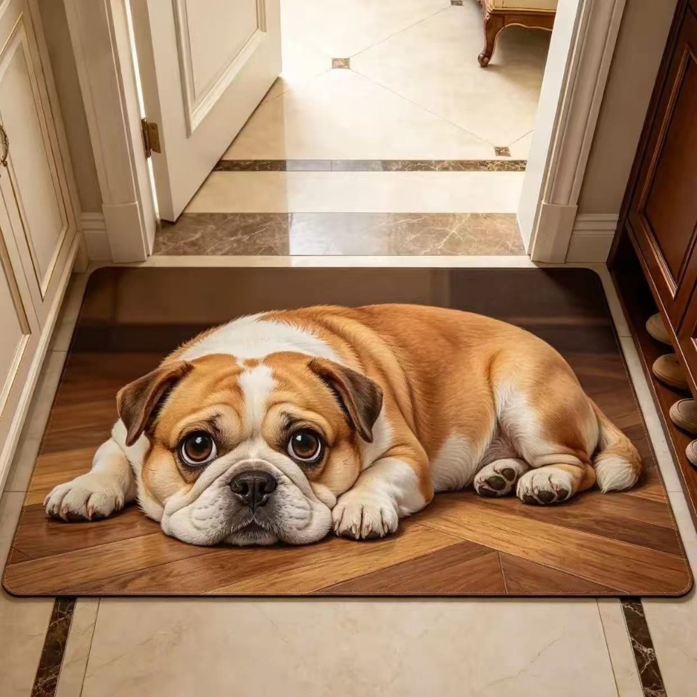 Fun Non-slip Dog Pattern Doorm - đánh giá và giá Quick Dry Diatomite Bath Mat