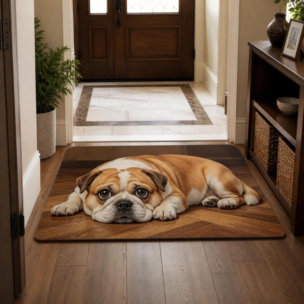 Fun Non-slip Dog Pattern Doorm - đánh giá và giá Quick Dry Diatomite Bath Mat