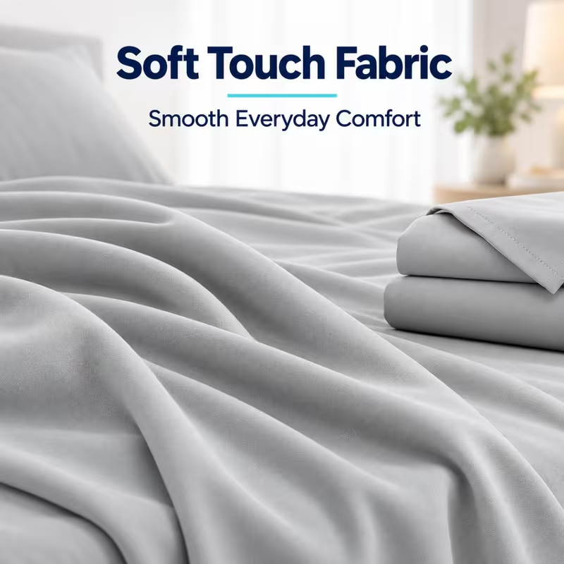 3/4pcs Bed Sheet Set, Soft Bre - đánh giá và giá Bedding
