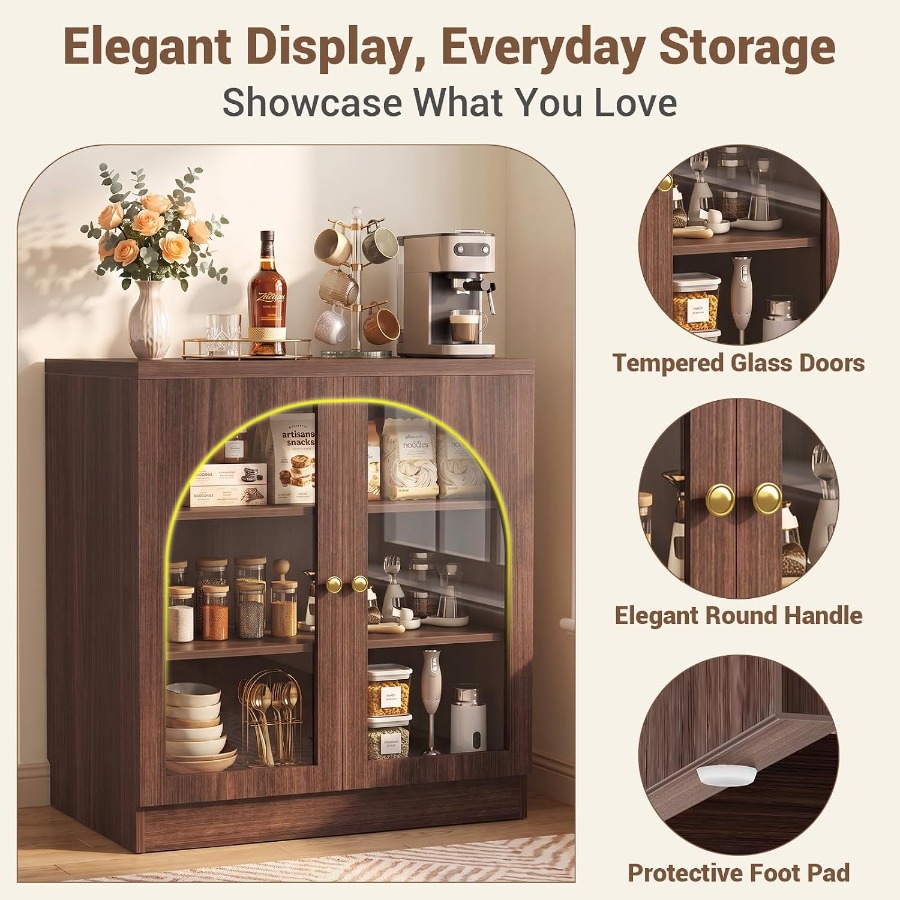 31.5 Sideboard Buffet Cabinet  - đánh giá và giá Storage & Organization