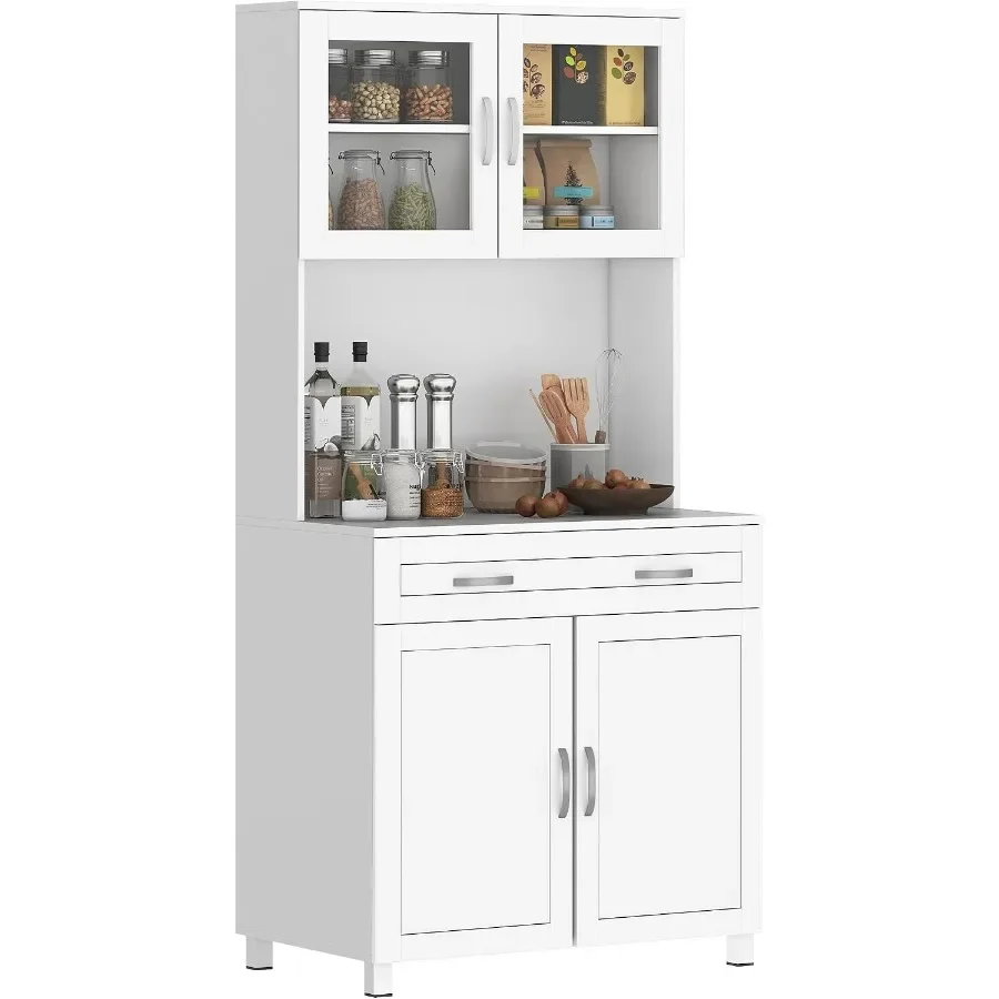 67 Pantry Cabinet Kitchen Hutc - đánh giá và giá Kitchen