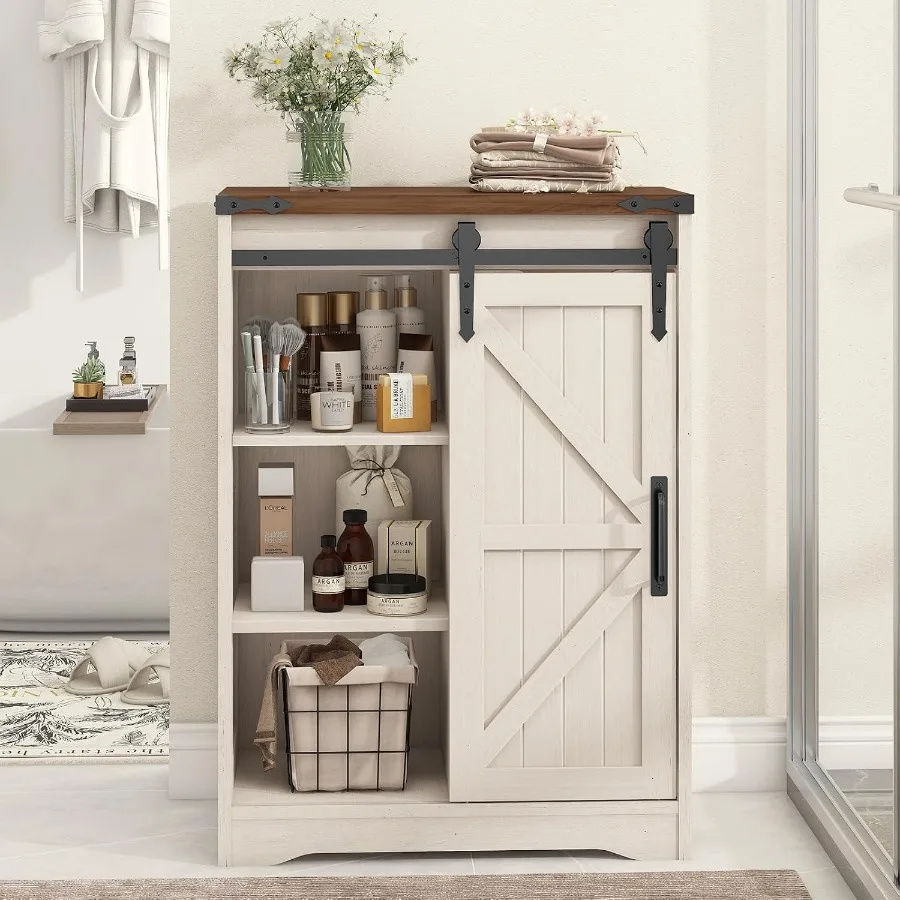 Farmhouse bathroom storage cab - đánh giá và giá Kitchen