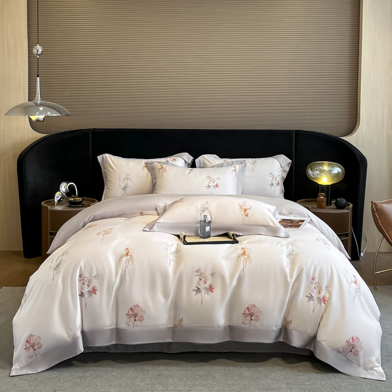 Flowers Printing Bedding Set L - đánh giá và giá Aesthetic Floral Duvet Cover