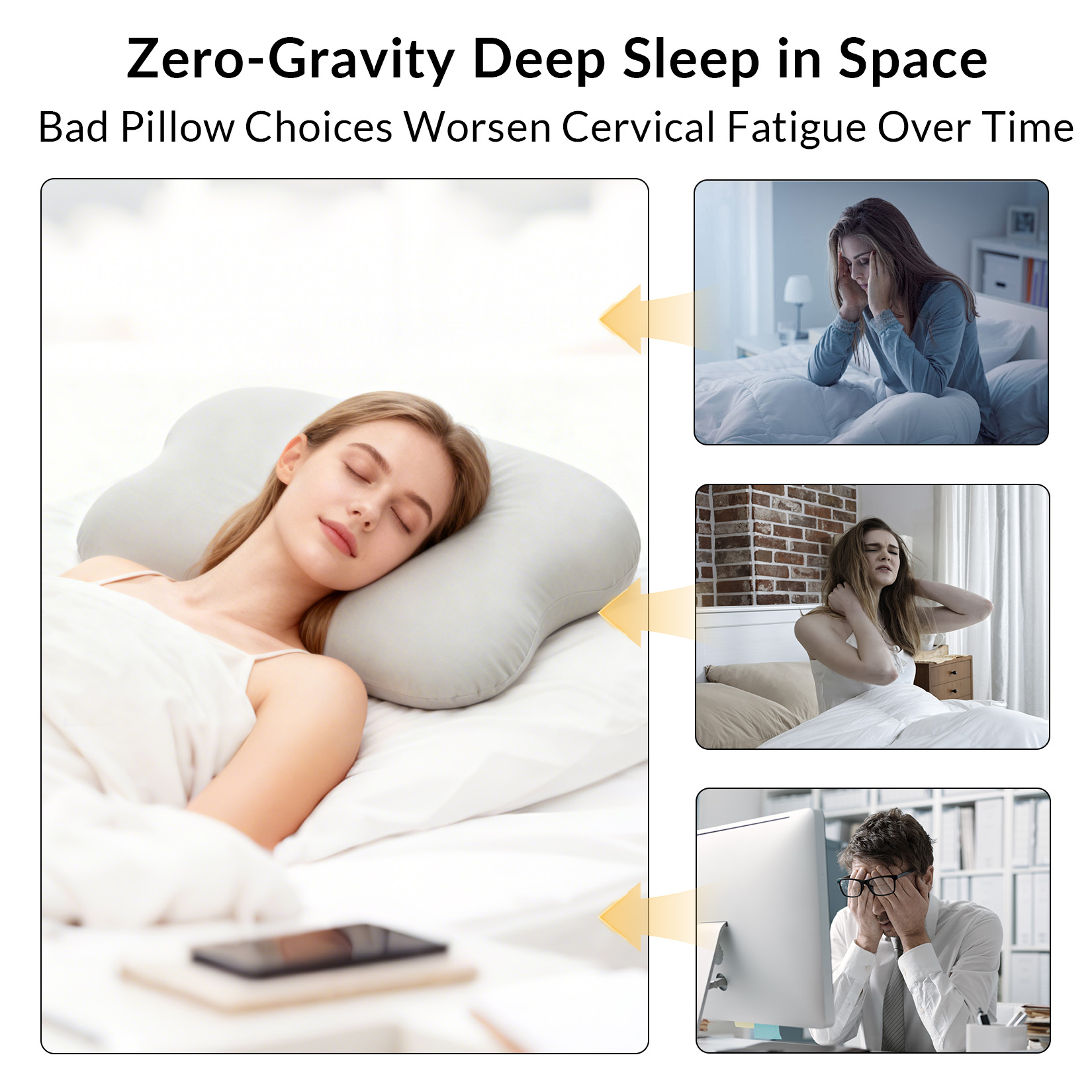 Cervical Neck Pillow for Neck  - đánh giá và giá Memory Foam Orthopedic Pillow Neck Pain